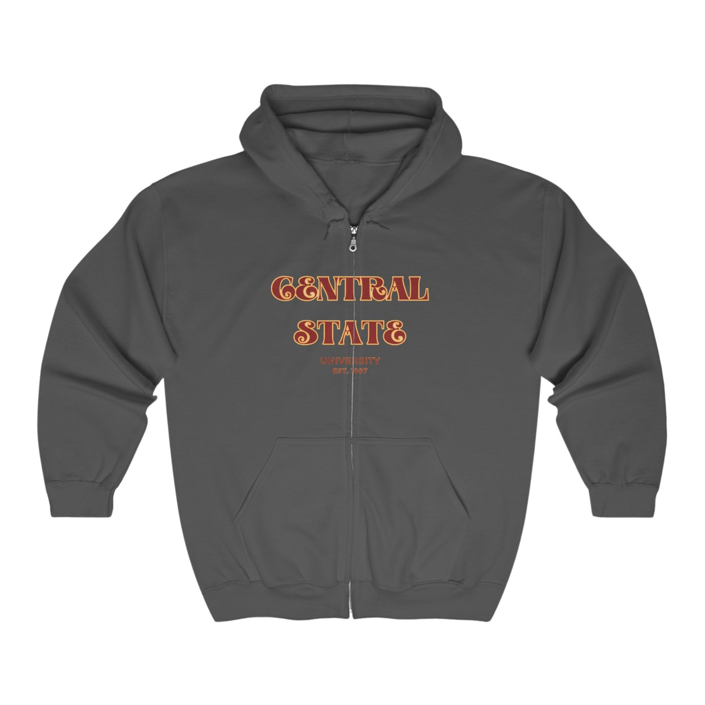 Central State University full-zip hoodie